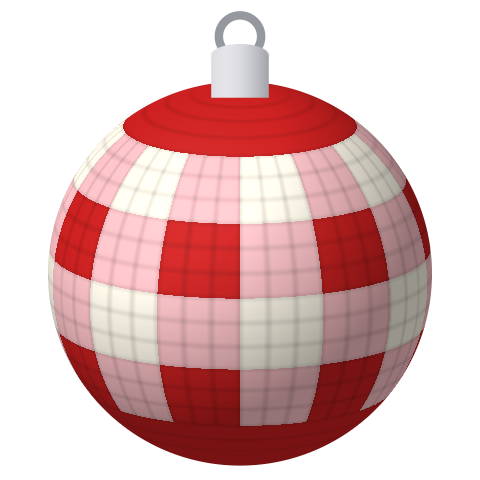 Gingham Bauble chart