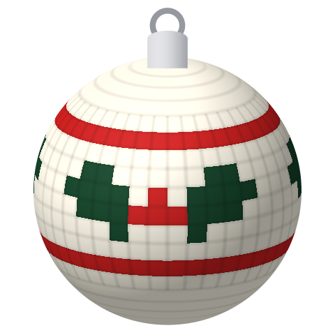Holly Bauble chart