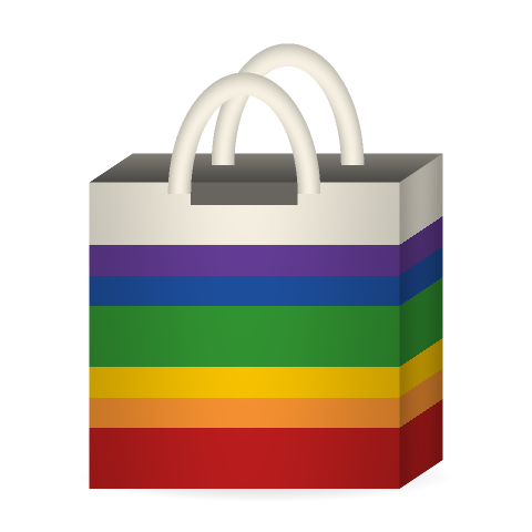 Rainbow Stripe Tote chart